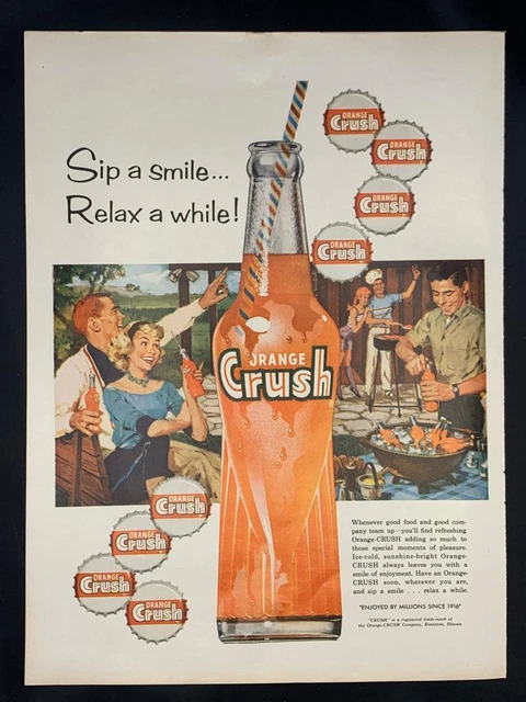 Magazine Ad* - 1959 - Orange Crush