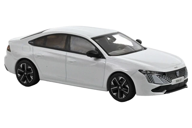 Peugeot 508 GT Hybrid 2023 Bianco Okenite Scala 1/43 – Norev 475832 - Foto 5
