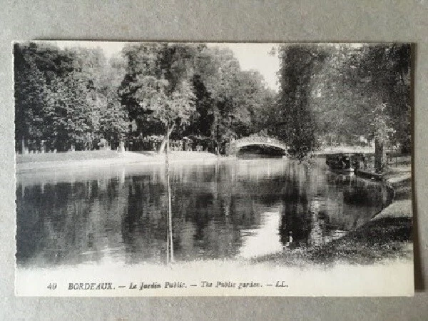 Cpa Bordeaux (33) Le Jardin Public