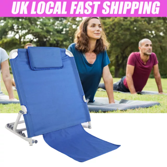 Height Adjustable Angle Back Bed Rest for Comfort in Bed With Head Cushion UK 3