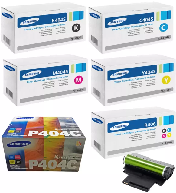 Toner original Samsung CLT-404S CLT-P404C CLT-K404S CLT-C404S Xpress C480W C430W