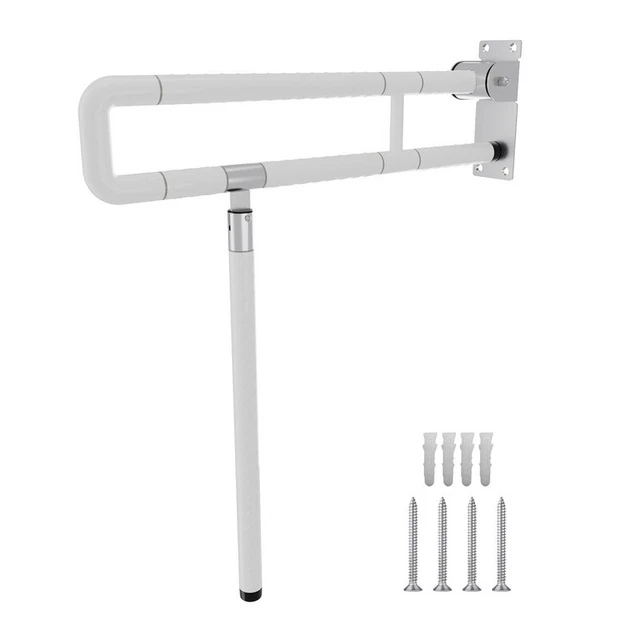 Manija de soporte pared ayuda para levantarse 60 cm mango de seguridad inodoro mango plegable soporte pasamanos