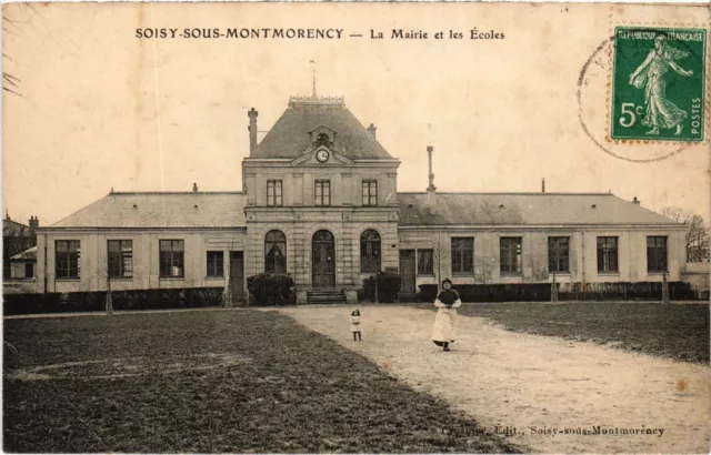 CPA Montmorency La Mairie et les Ecoles FRANCE (1330842)