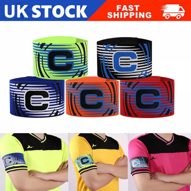 1/5PCS Soccer Football Rugby Team Captain Armband Arm Band Unisex Adult Kid