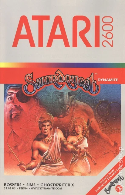 Swordquest 1D Game Art Variant NM 2017 Stock Image