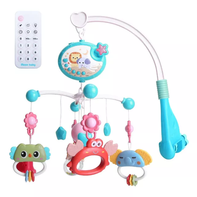 Baby Musical Crib Mobile Hanging Born Cot Mobile Baby Bed Bell Toy with Music UK
