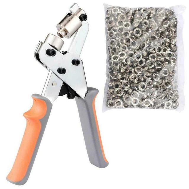 GOEDCH Druckknopfzange Set - Professionelle Ösenzange Mit 20 Sätzen Druckknöpfen