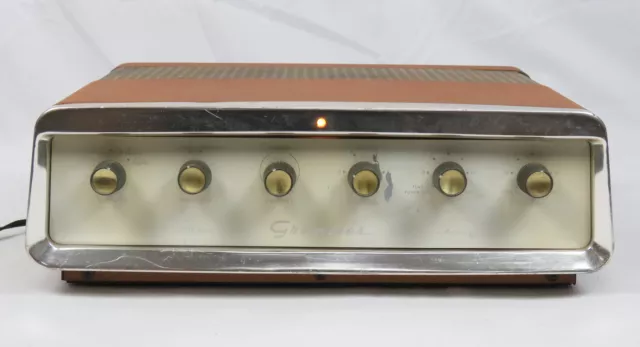 Vintage Grommes 20 LJ 8 Tube Amplifier Stereo Mono 1950s-60s Era MCM Pre Amp USA