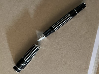 PENNA MONTBLANC THOMAS MANN WRITERS EDITION NUOVA MAI USATA CON PORTAPENNA PELLE 