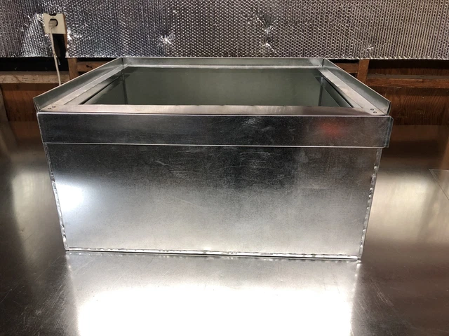 21 1/4"x21 1/4"x10” Tall Galvanized Return Filter Furnace Stand 1” Filter Rack