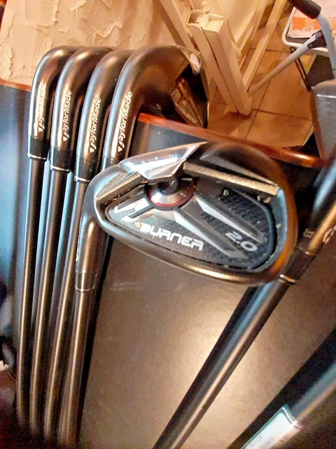 TaylorMade Burner 2.0 Eisensatz 5-PW + Putter Ghost 2.0 / Flex R  Herren LH