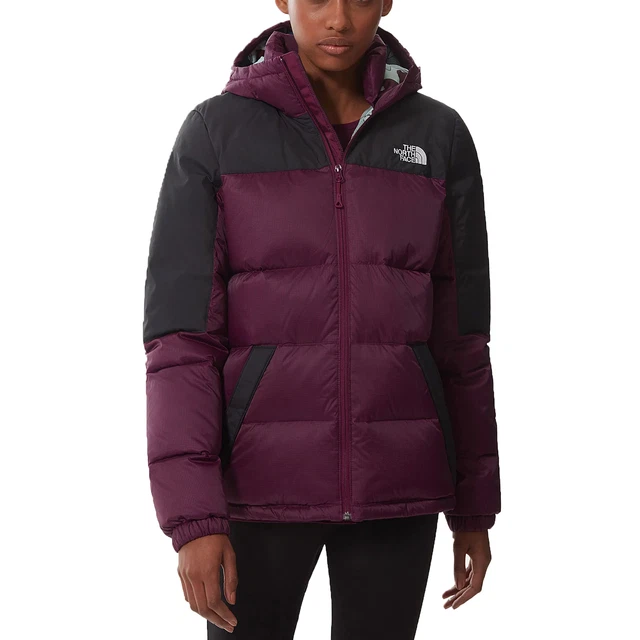 The North Face Piumino da Donna con Cappuccio Diablo Down Viola Taglia XS Cod...