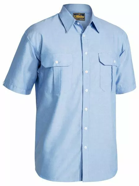 Bisley Workwear Oxford Shirt - Short Sleeve (BS1030)