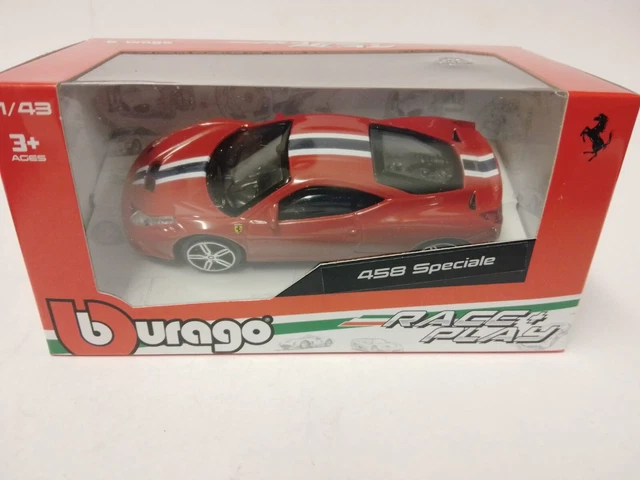 Miniature Atlas Ferrari 458 Speciale 2013 - Rouge, échelle 1/43, Diecast - NEUF