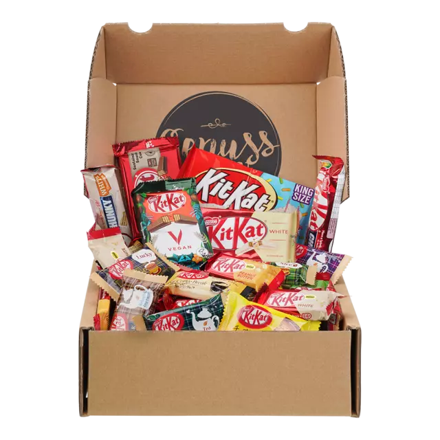 (45,90 EUR/kg) Genusslebenbox mit 500g KitKat im Mix