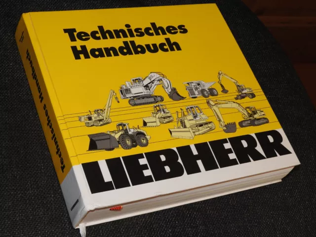 Original LIEBHERR Technisches Handbuch Baumaschinen, 2001, 753 Seiten