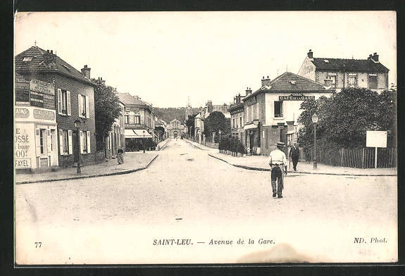 CPA Saint-Leu, Avenue de la Gare