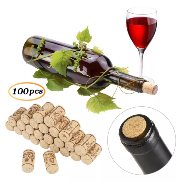 Natural Straight Corks Bung Stopper Home Brew Wine Making Bottle Cork Bottling / 3