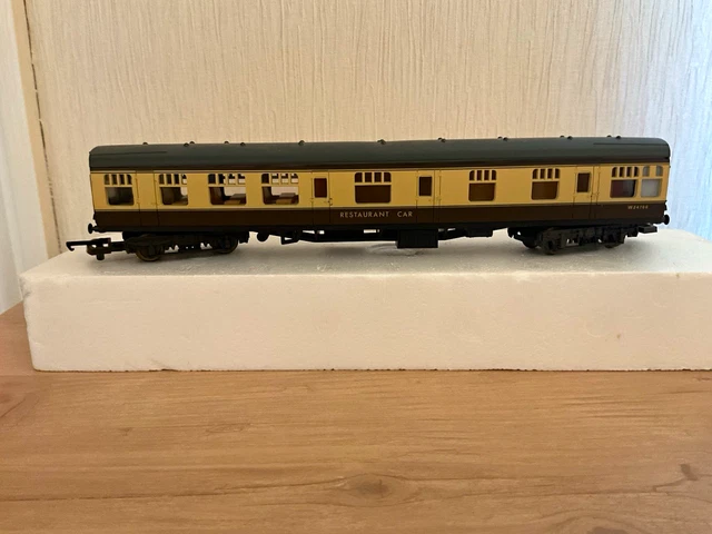 Auto Coach Train LIMA OO GAUGE British Rail Restaurant Car Coach W24760 Cream/Brown ...