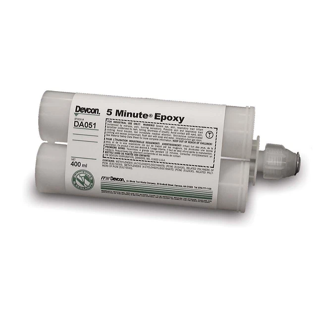 DV 5 MINUTE EPOXY CLEAR - 400ML ITW Performance Polymers DEVCON DA051