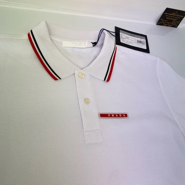 Mens prada deals polo sale
