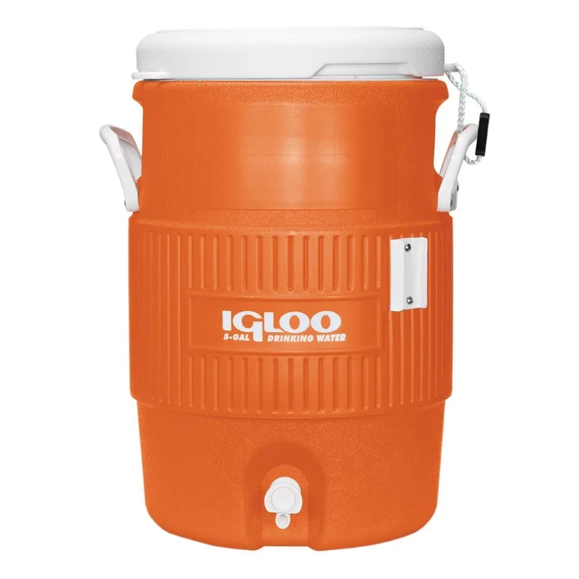 IGLOO 5GALLON HEAVYDUTY Beverage Cooler Orange 29.97 PicClick