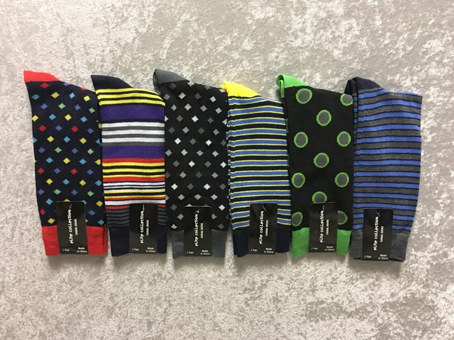 Elite Collection Mens Dress Socks 6 Designs To Choose