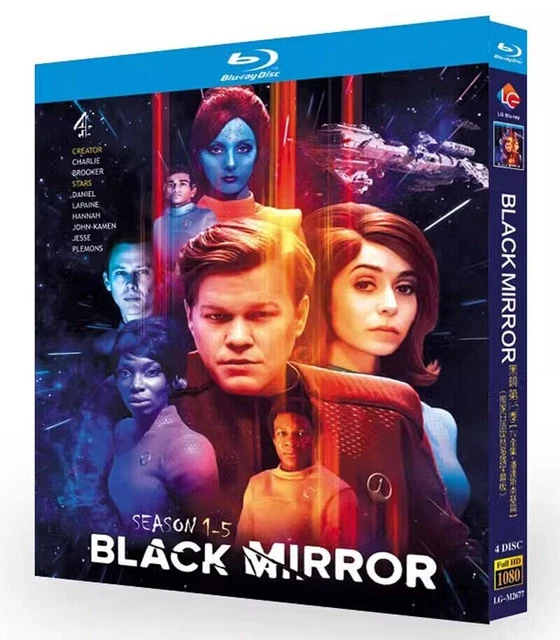 BLACK MIRROR SEASON Bluray BD 4 Disc TV Series All Region