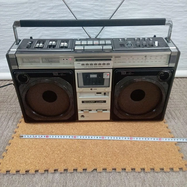 SHARP THE SEACHER-W GF-999 Large radio cassette recorder 100V [as is