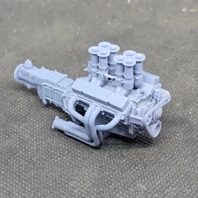 Blown 572 BBC model engine resin 3D printed 1:24-1:8 scale