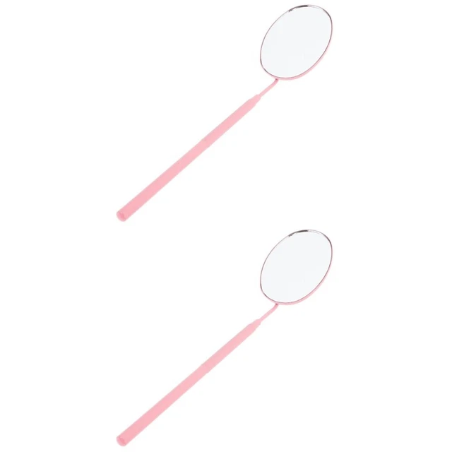 2x Salón de Belleza Portátil Hogar Maquillaje Accesorios Espejo para Pestañas
