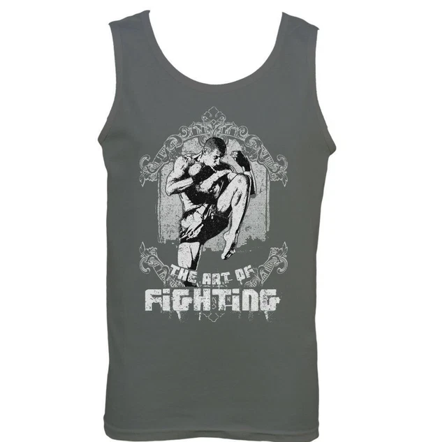 Gilet MMA Uomo Arti Marziali Muay Thai Kick Boxing UFC Top The Art Of Fighting 2