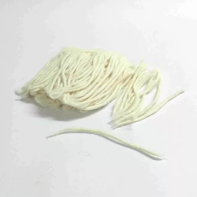 Puja Cotton Wicks Long SHAPE Jyot Bati Oil Lamp USE IN PUJA 100PCS IN 1 PACK