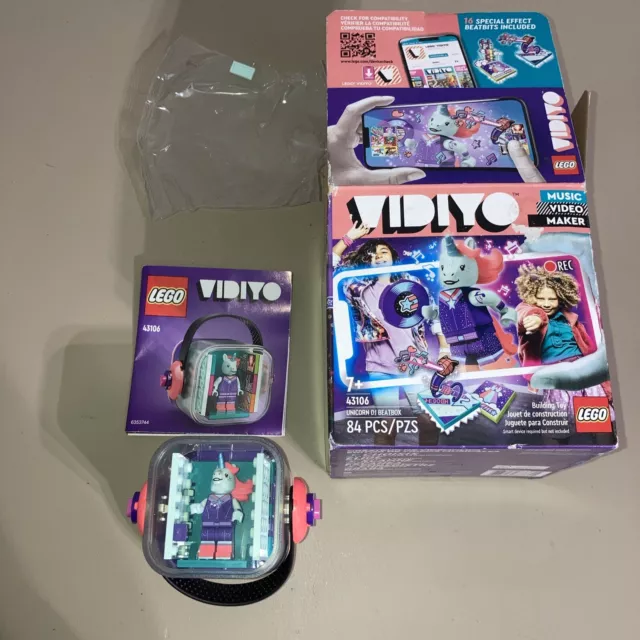 LEGO VIDIYO: Unicorn DJ BeatBox (43106). New, Open Box