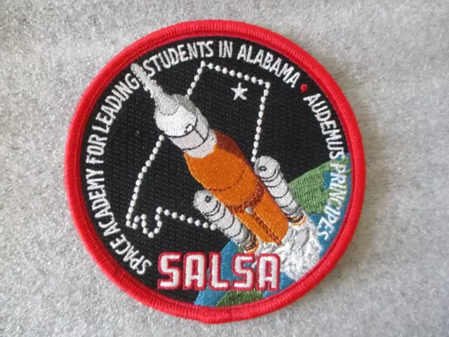 Nasa Salsa Orig Patch - Space Academy For Leading Students In Alabama