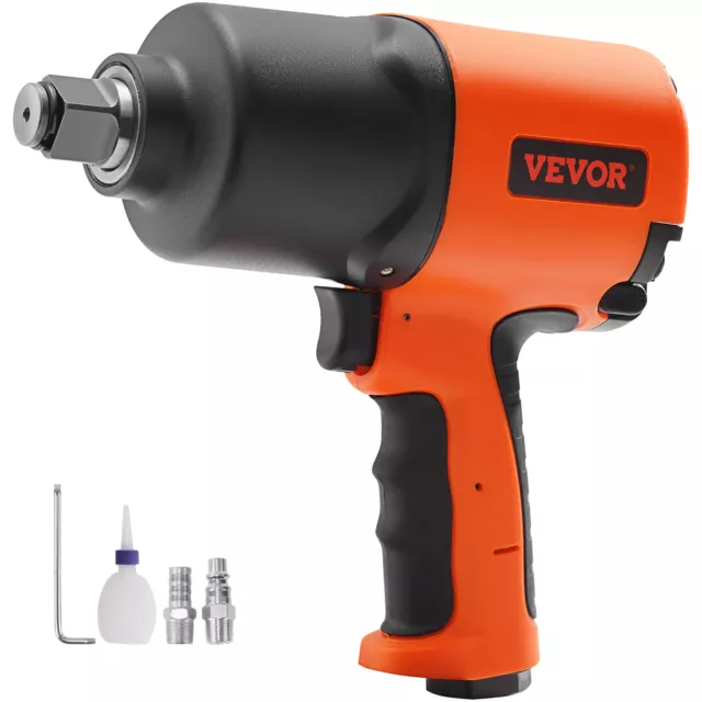 VEVOR Air Impact Wrench 3/4" Square Drive 1870ft-lb Heavy Duty Torque 90-120PSI