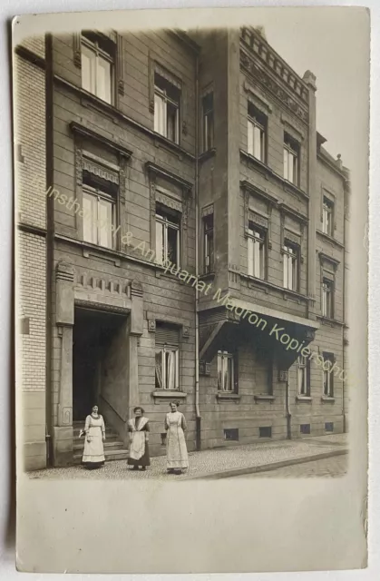 orig. Foto AK Dresden um 1910 Wohnhaus Haus