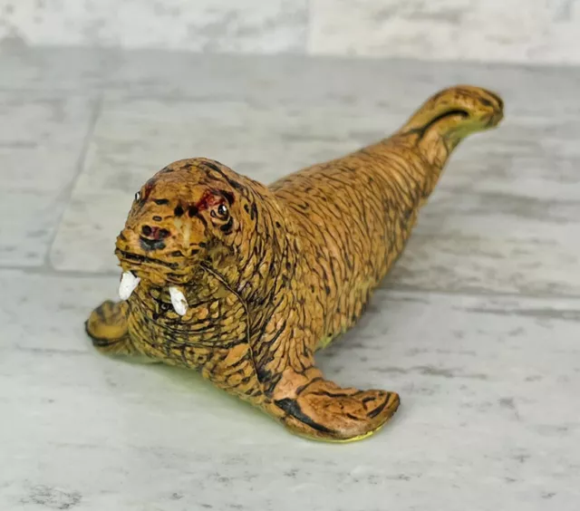 Walrus 3.5 in. Vintage AAA Plastic Figure Retired Solid Figurine Animal Toy
