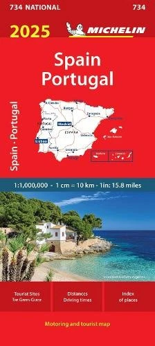 SPAIN PORTUGAL 2025 Michelin National Map 734 By Michelin 7 79 Spain Portugal 2025 Michelin National Map.webp