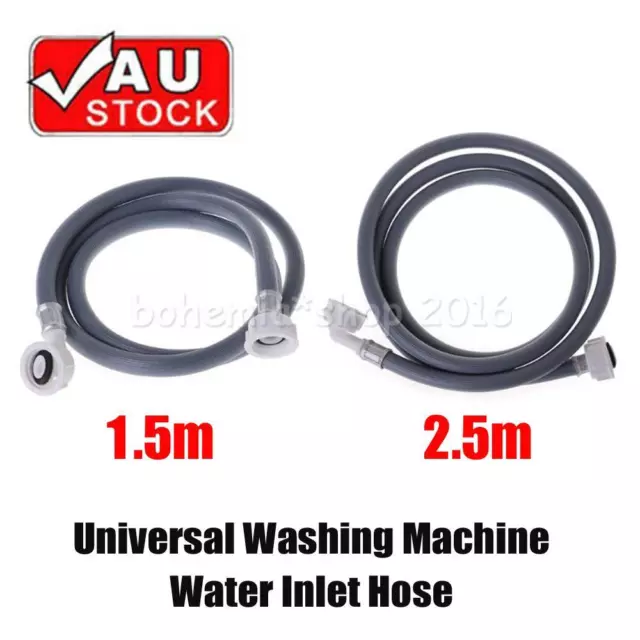 Washing Machine Dishwasher Inlet Pipe Water Feed Fill Hose With 90 Degree Bend E