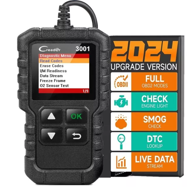 LAUNCH CR3001 OBD2 Scanner Code Reader Car Diagnostic Tool Check Engine Fault