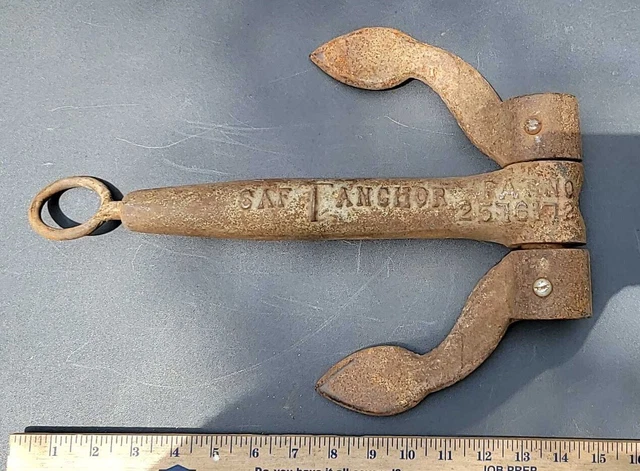 Vintage Burleson Saf T Boat Anchor