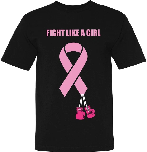 Breast Cancer Awareness T Shirt Fight Like A Girl Black Pink Breast Cancer Awareness T Shirt Fight Like A Girl Black Pink