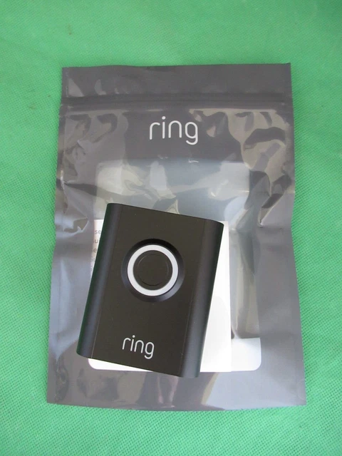 Anillo Doorbell 4 Cubierta Placa Caracial Negro