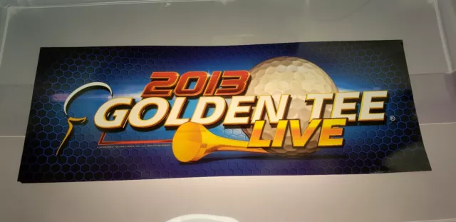 Golden Tee Live 2013 Video Arcade Game Translite Marquee, Atlanta (#302)