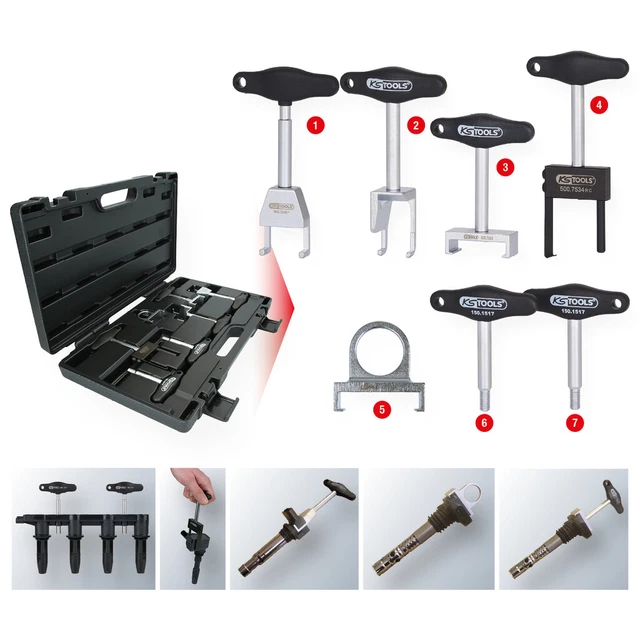 Extracteur Bobine Allumage KS Tools 500.7555 - Type 4 - 90mm - Sans Poignée