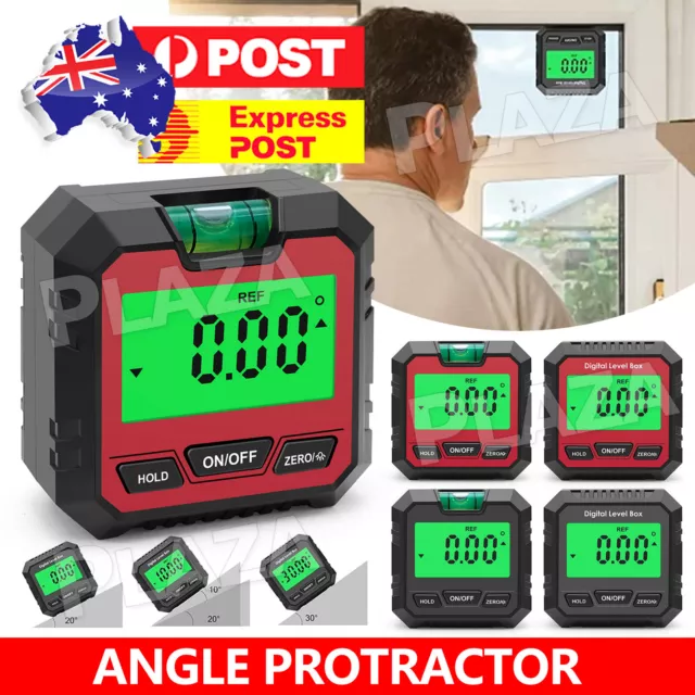 Magnetic Digital Protractor Angle Finder Gauge Inclinometer Level Meter 360°