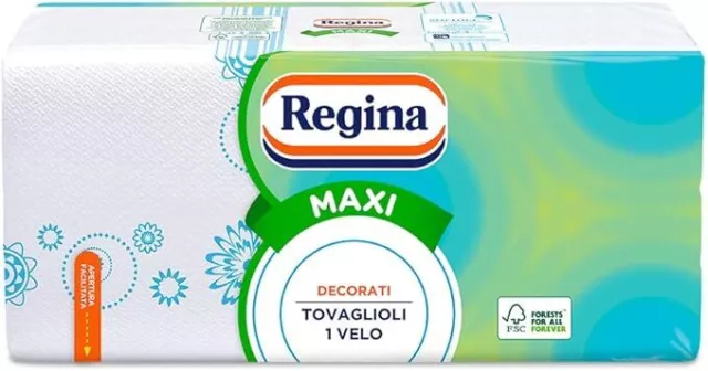 Regina Maxi Servilletas De Papel, Blanco - 1 Paquete De 250