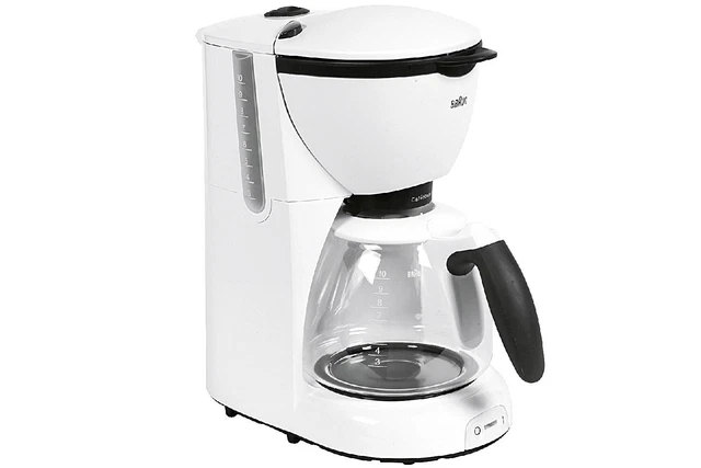 BRAUN KF 520/1 WH CafeHouse PurAroma Kaffeeautomat weiß