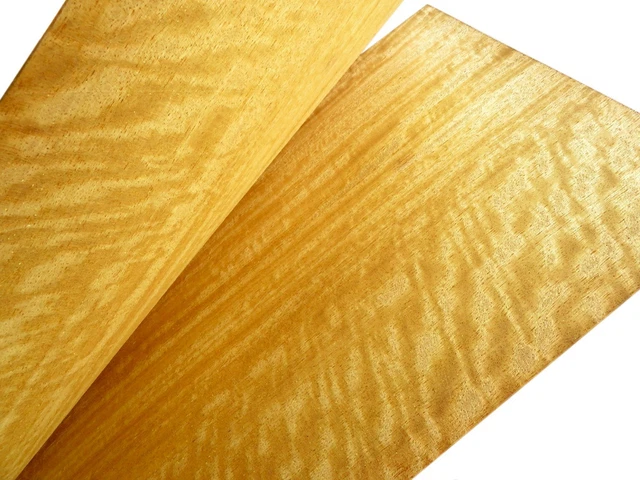 3,46m2 - 11 Blatt ZITRONE RIEGEL FURNIER - Möbel Brett EDELHOLZ Bohle Platten